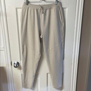 Outdoor Voices Sunday Sweatpants in heathered oatmeal men’s size L